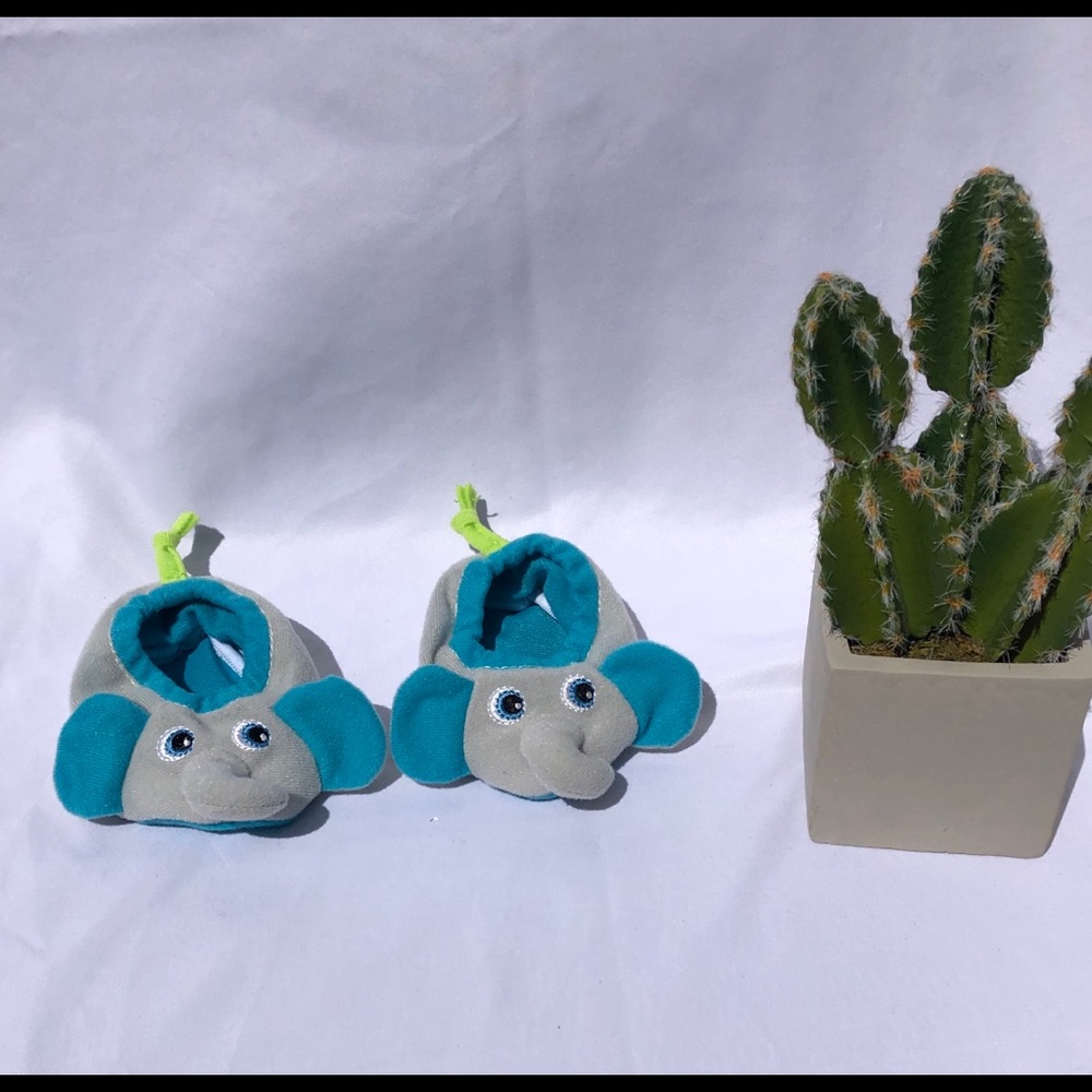 Baby elephant slippers